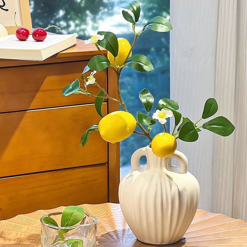 Modern Ceramic Fruit-Inspired Vase