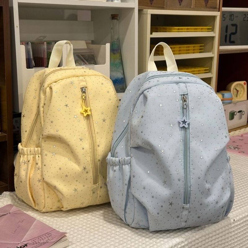 Star-Print Casual Backpack Kalsten