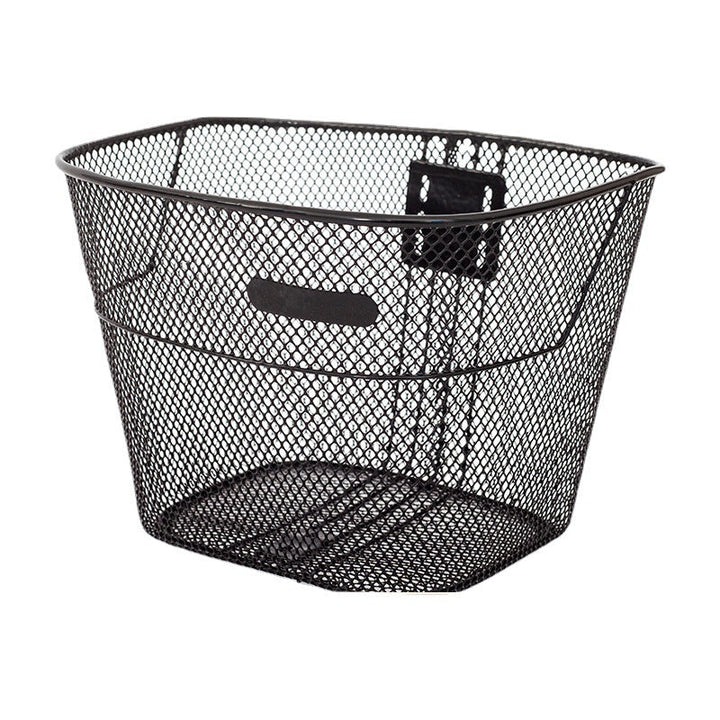 ventilated steel mesh bicycle front basket with quick-release bracket Kalsten