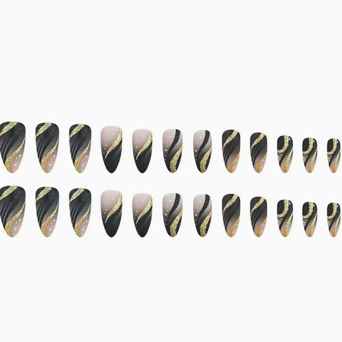 Decorative Glitter Ombre Nail Art Extensions Kalsten