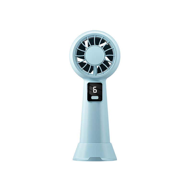 Unisex Portable Digital Display Handheld Fan Kalsten