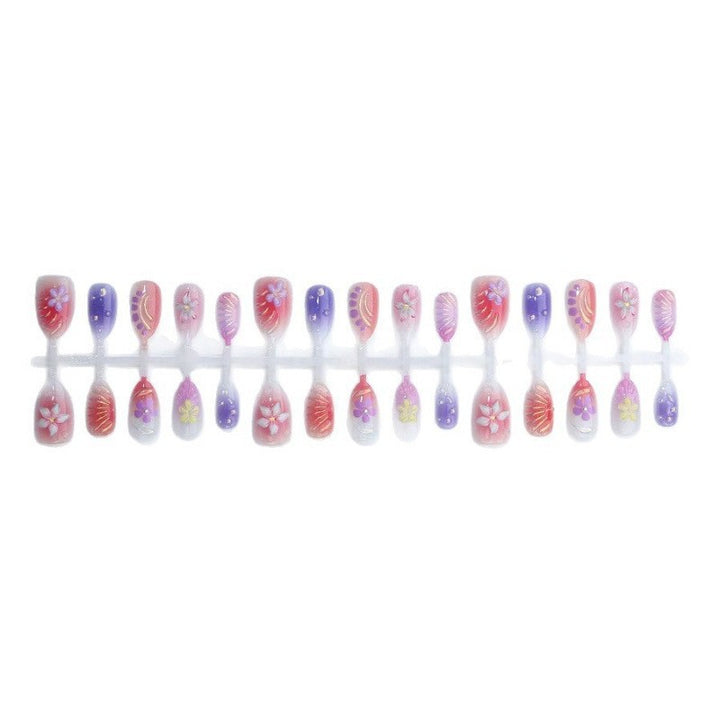 Artistic Floral Press-On Nail Collection Kalsten