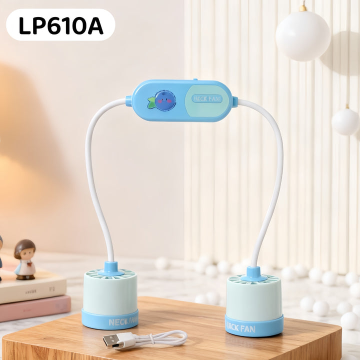 Women's Portable Neck Fan with Dual Vent Technology Kalsten