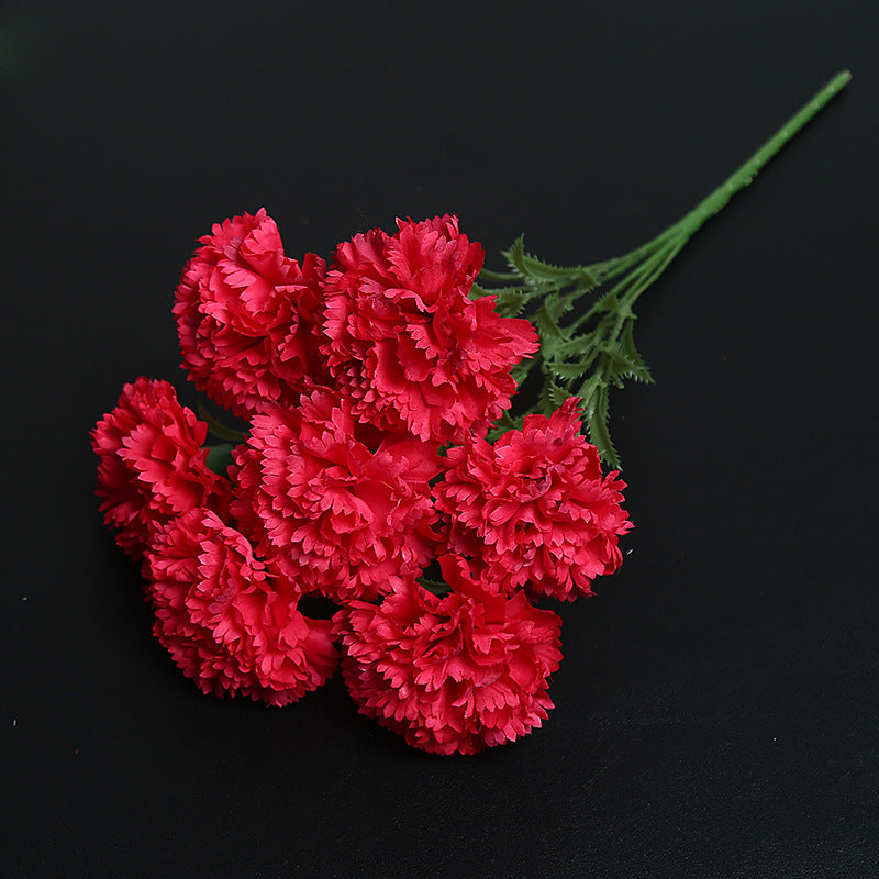 Artificial Carnation Bouquet for Home Decor Display