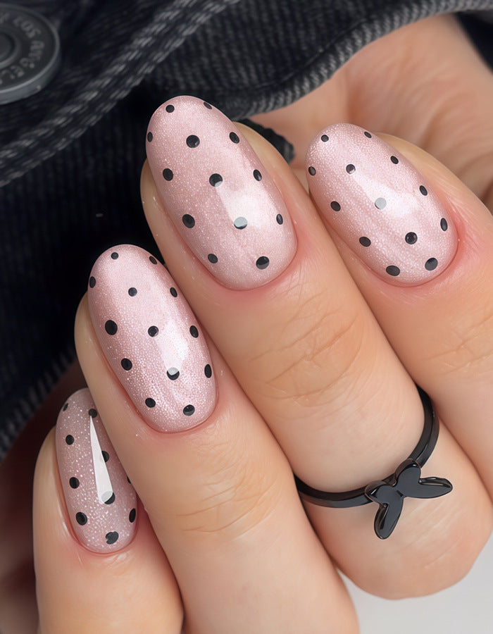 Polka Dot Press-On Nail Set Kalsten
