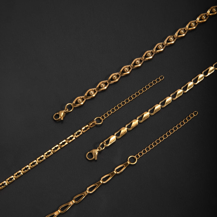 Adjustable Contemporary Link Bracelet Kalsten
