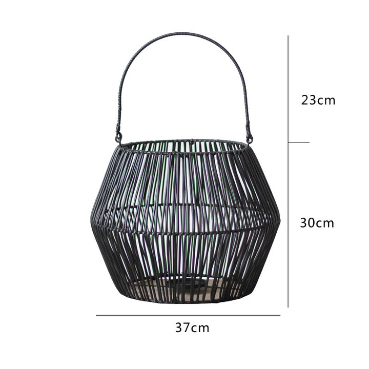 Decorative basket with handle Kalsten