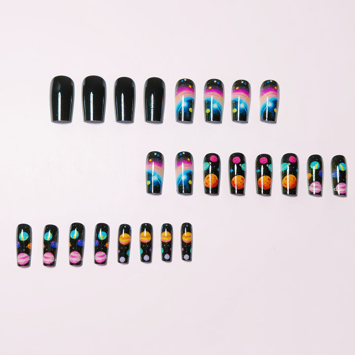 Celestial-Themed Nail Art Kalsten