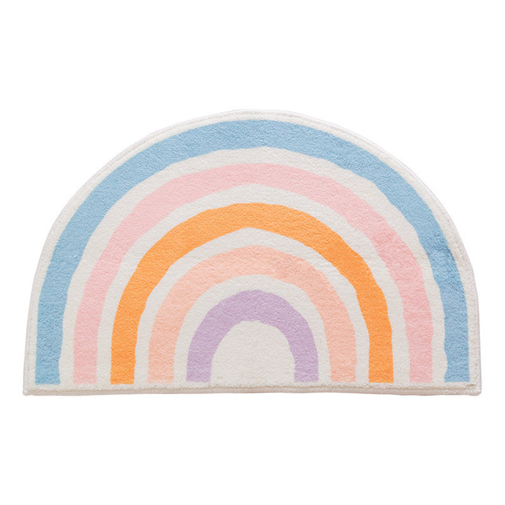 Rainbow-Themed Soft Plush Floor Mat Kalsten