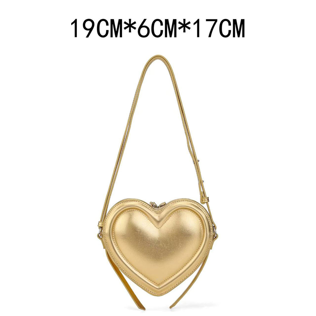 Heart-Shaped Crossbody Bag