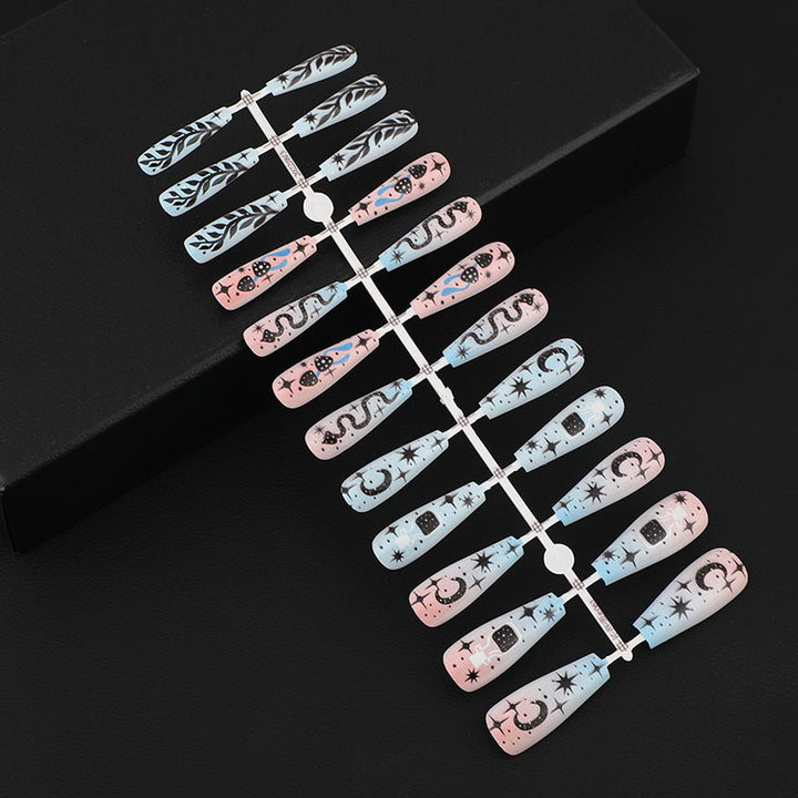 Creative nail art with mystical patterns Kalsten