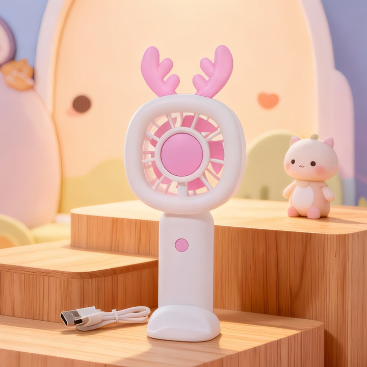 Ladies' portable mini fan in playful bunny design Kalsten