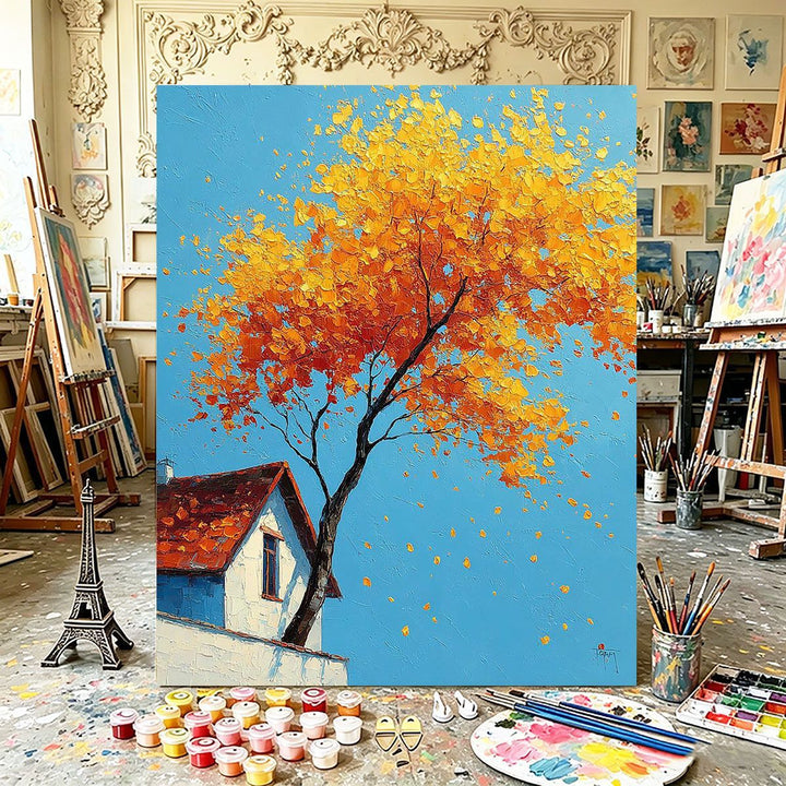 Autumn-Inspired Landscape Canvas Art Kalsten