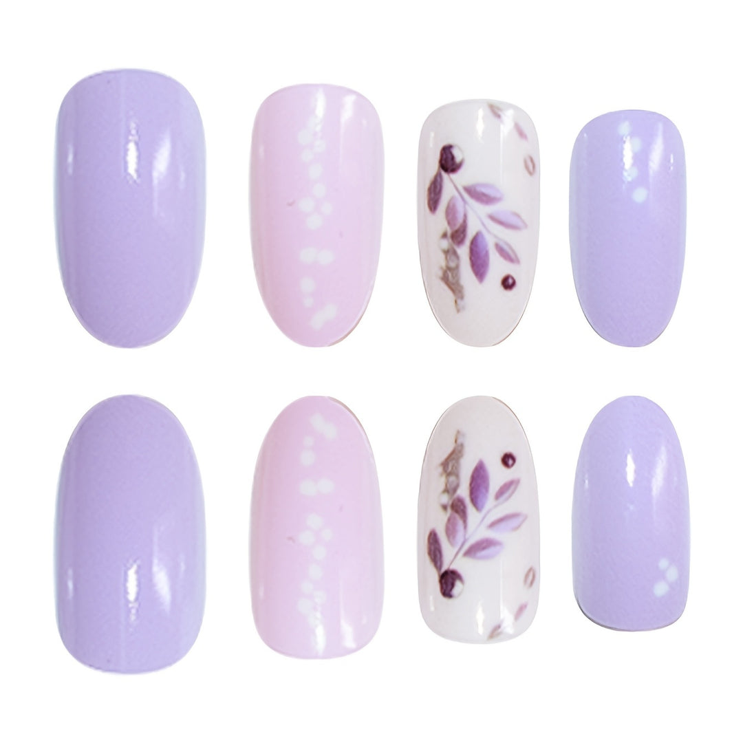 Elegant Floral Design Press-On Nails Kalsten