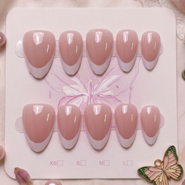 Chic French Tip Press-On Nails