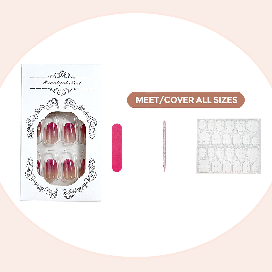 Floral Gradient Press-On Nail Set Kalsten