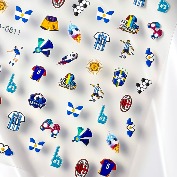 Canada-Themed Nail Art Stickers