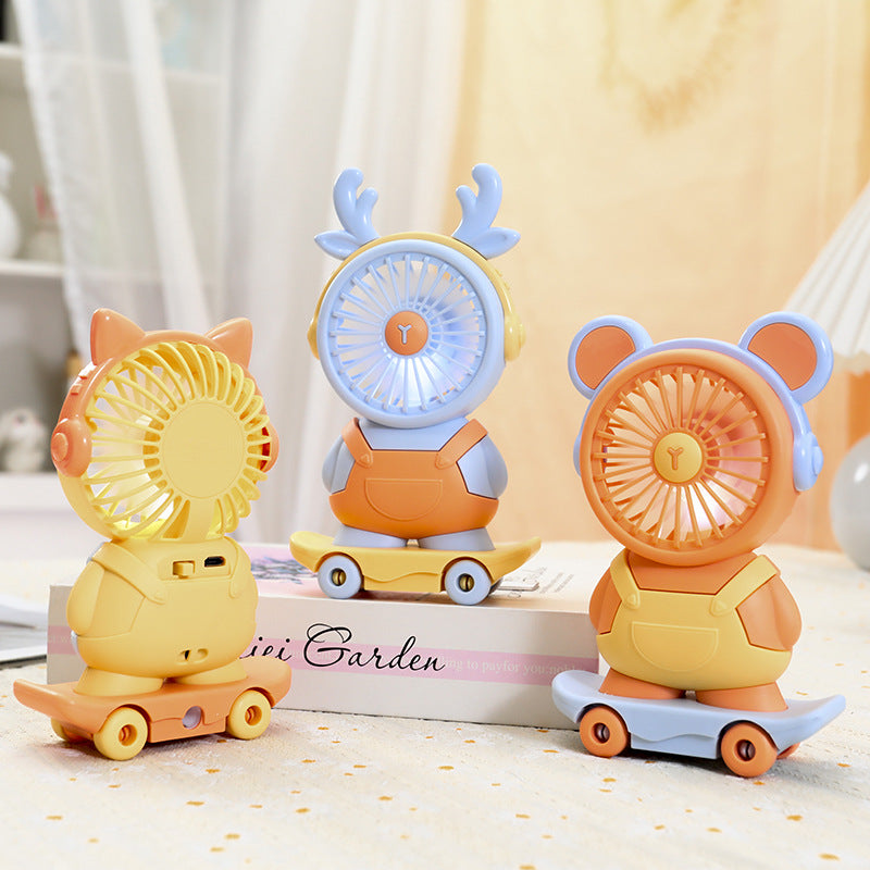 Women Portable Handheld Fan in Creative Animal Design Kalsten