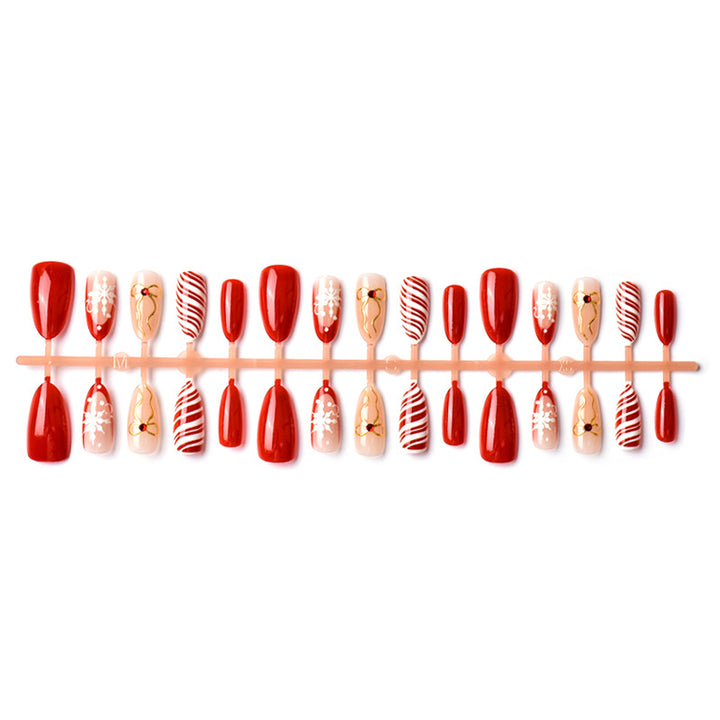 Festive Seasonal Press-On Nail Art Set Kalsten 1790636425