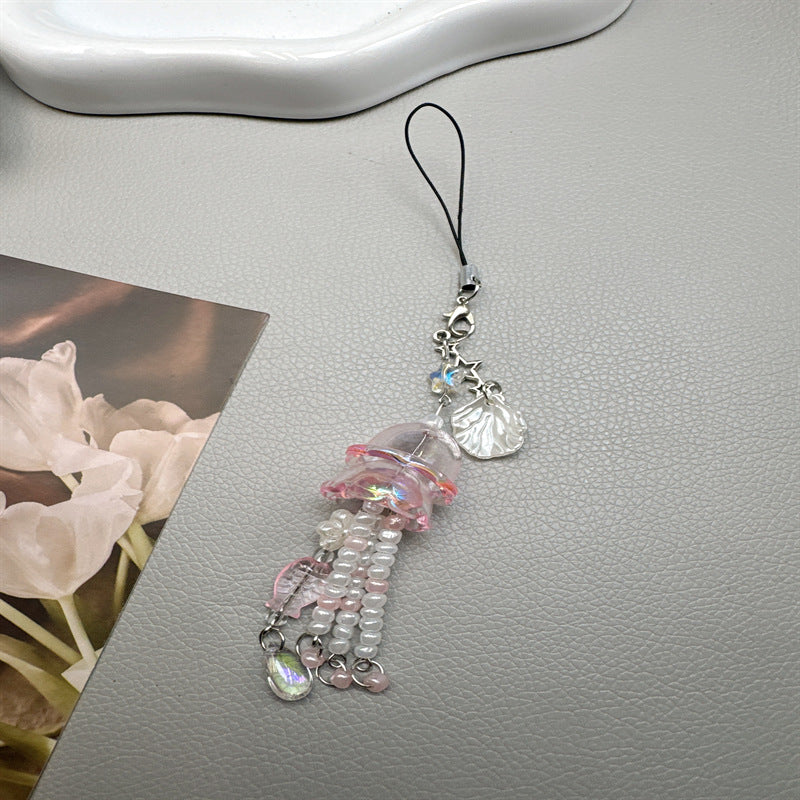 Decorative Jellyfish Charm Phone Strap Kalsten