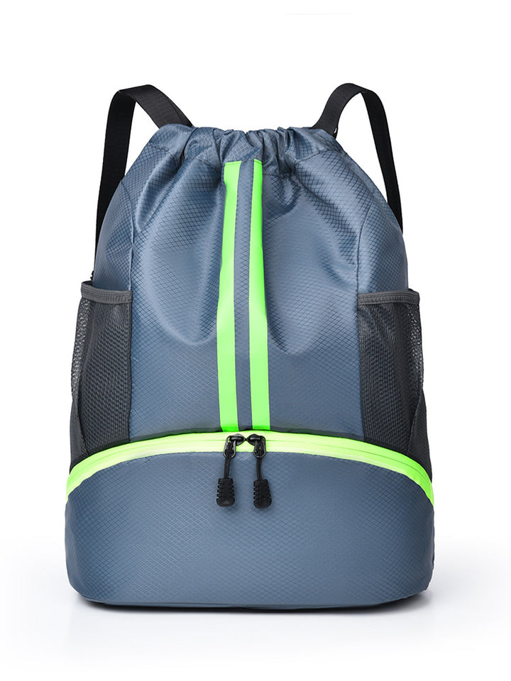 Sporty training backpack with breathable mesh sides and elastic drawstring Kalsten
