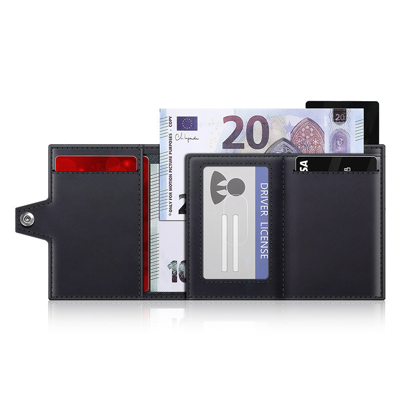 Stylish RFID-Blocking Leather Cardholder Kalsten