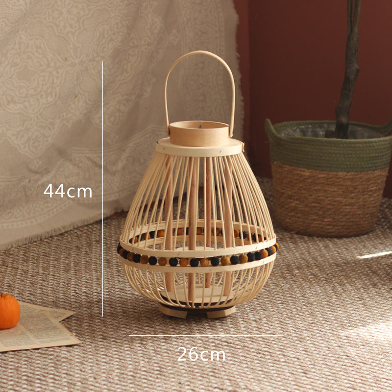 Handcrafted lantern made from natural materials Kalsten