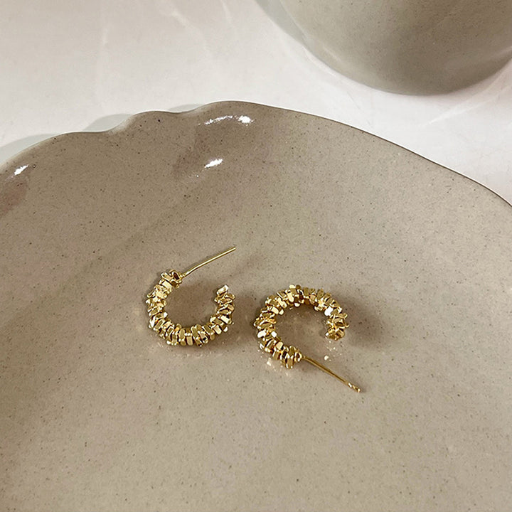 Sparkling hoops with sparkling details Kalsten