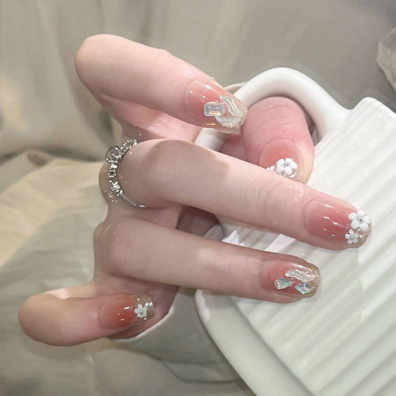 Premium Glossy Almond-Shaped Press-On Nails Kalsten 1789388672