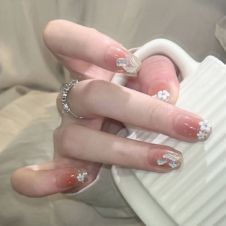 Premium Glossy Almond-Shaped Press-On Nails Kalsten 1789388672