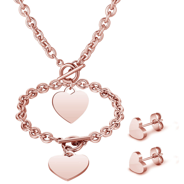 Heart-Inspired Jewelry Set Kalsten