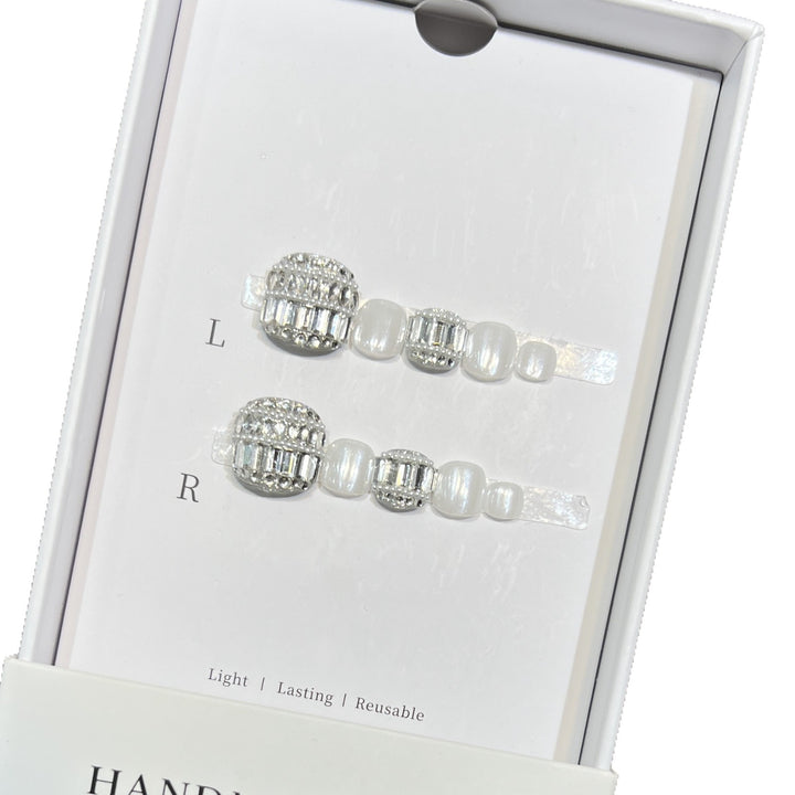 Decorative Crystal-Embellished Hair Clip Set Kalsten