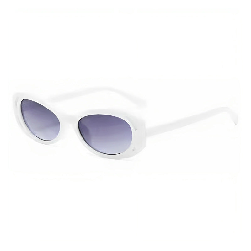 Ladies Cat-Eye Sunglasses with elegant, transparent frame and UV protection Kalsten