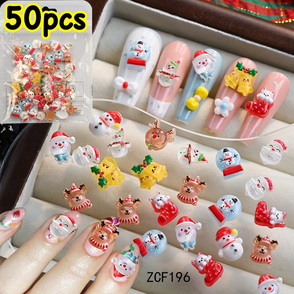 Festive Themed Nail Art Charms