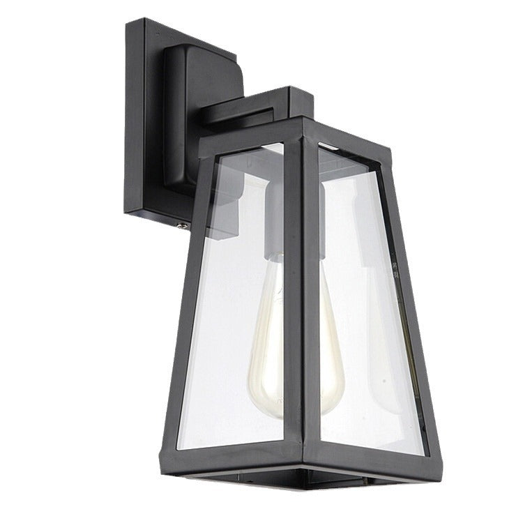 Industrial Glass Wall Sconce