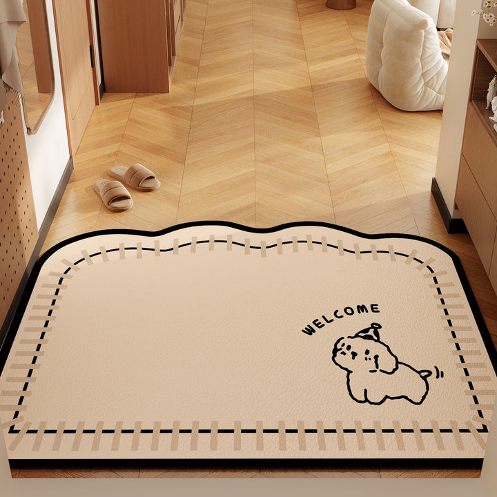 Playful Bunny-Themed Mat