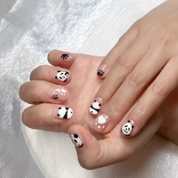 Creative Panda-Themed Nail Art Kit