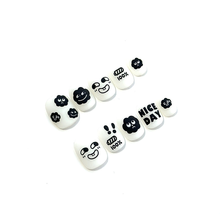 Artistic Character Press-On Nail Art Set
