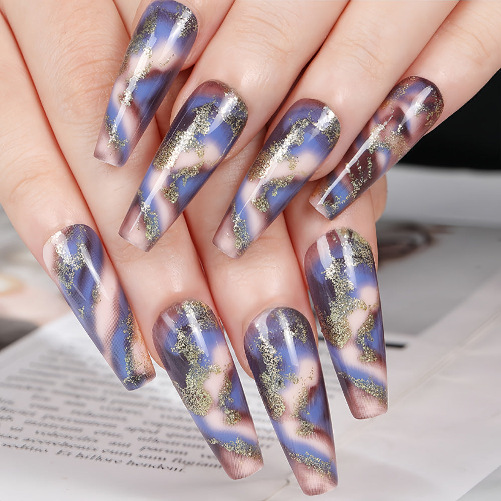 Artificial nails with luxurious design Kalsten