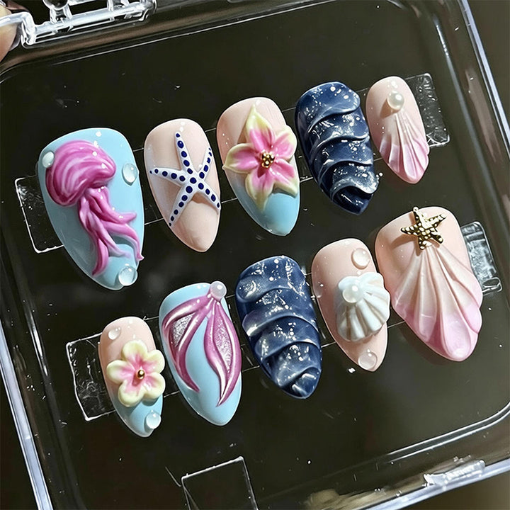 Luxury Nail Art Set with Galactic Designs Kalsten