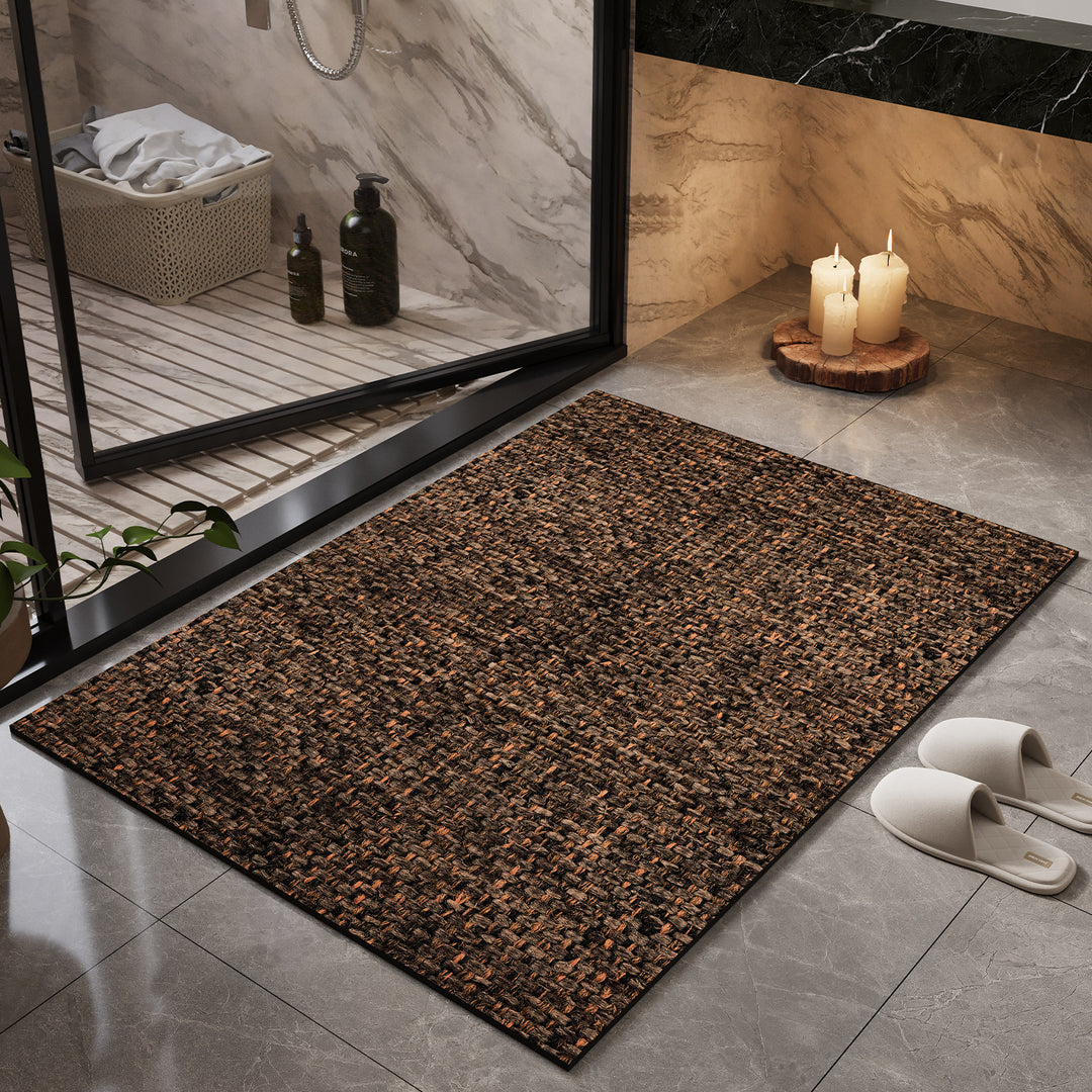 Natural Fiber Bath Mat Kalsten
