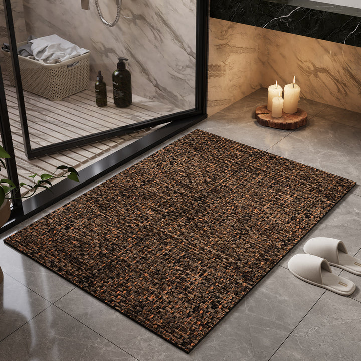 Natural Fiber Bath Mat Kalsten