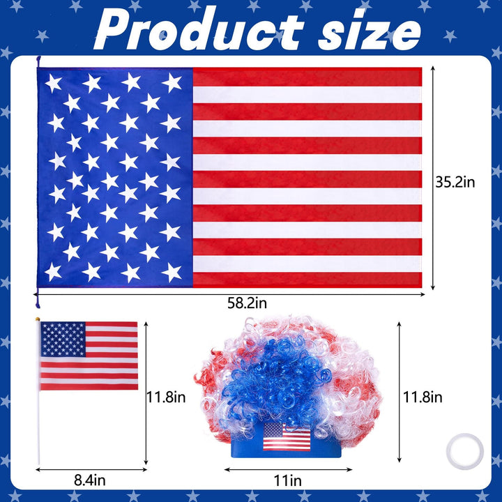 Unisex nan life-size poseable patriotic skeleton decoration Kalsten