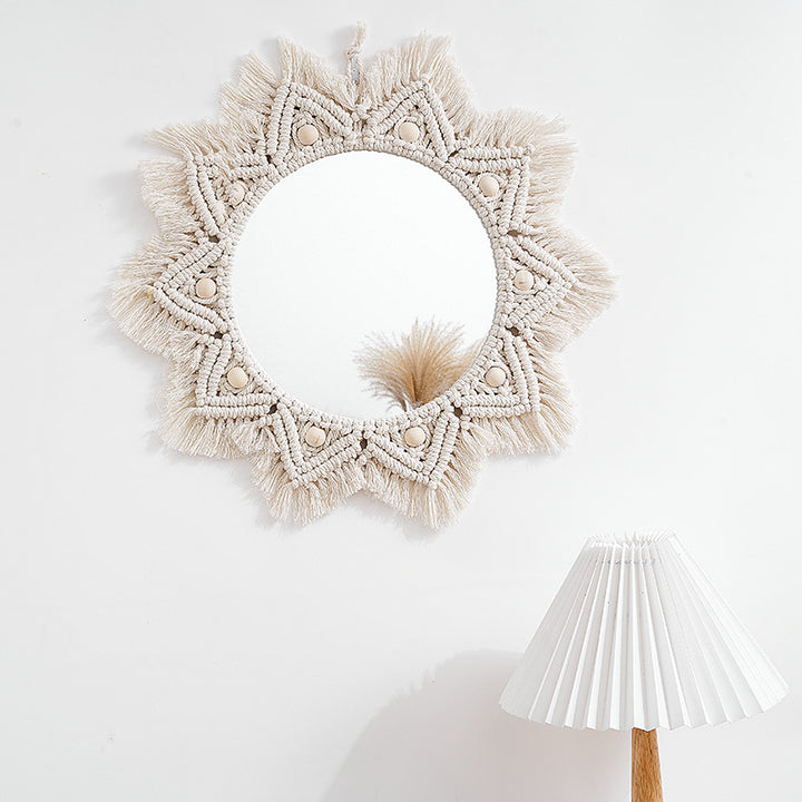 Macrame Wall Mirror Kalsten