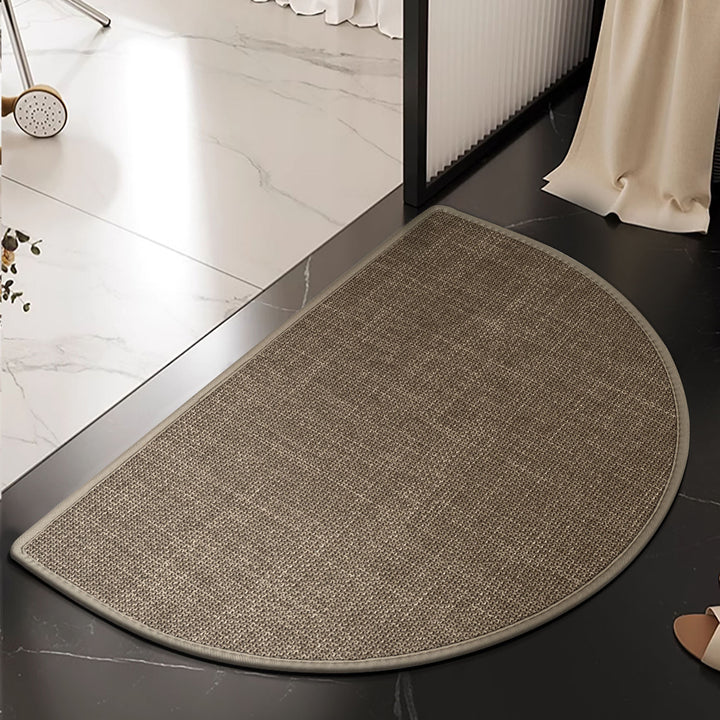 Half-Moon Decorative Entry Mat for Home