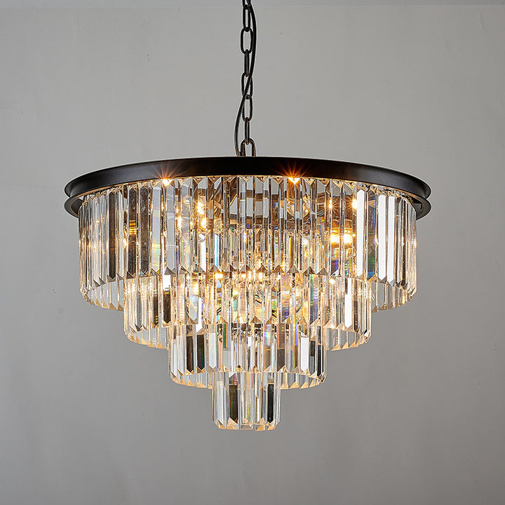 Crystal Tiered Chandelier