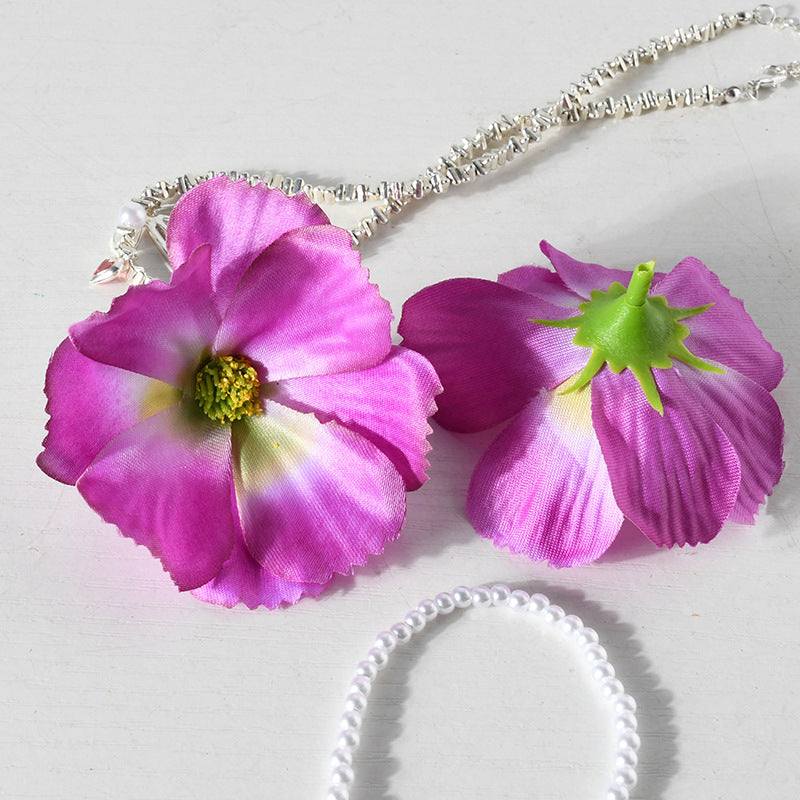 Elegant Floral Hair Clip Set