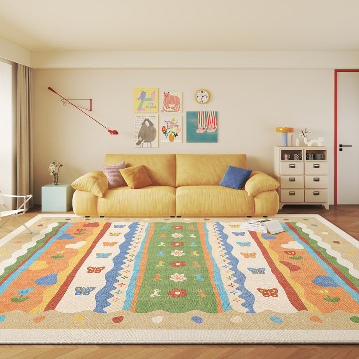Vintage-Inspired Geometric Area Rug Kalsten