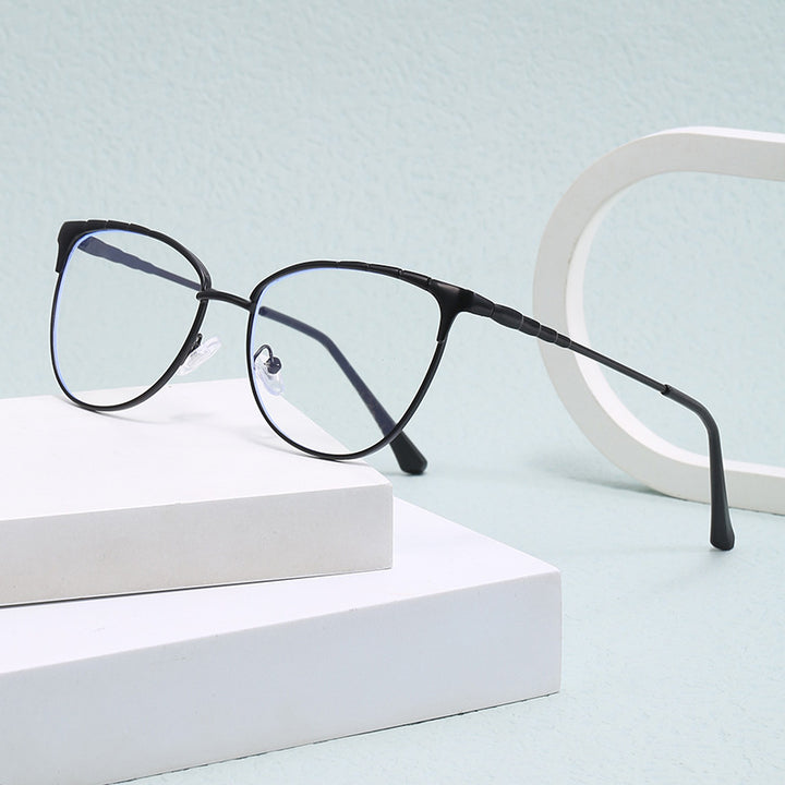 Ladies Cat-Eye Glasses with Fine Metal Accents Kalsten