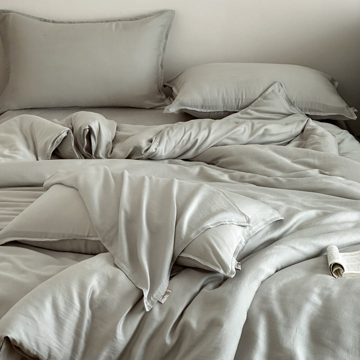High-quality cotton percale bed linen with an extra soft feel and hidden zipper